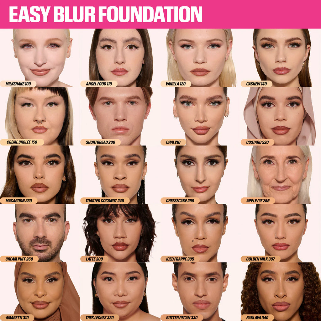 Huda Beauty Fond de teint Easy Blur - TresLeches 320 g