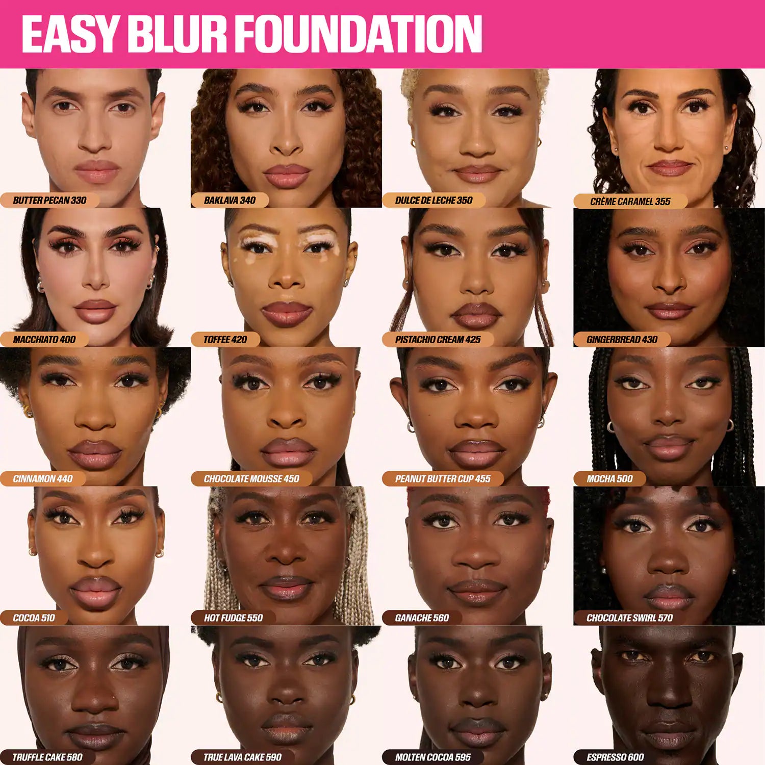 Huda Beauty Fond de teint Easy Blur - TresLeches 320 g