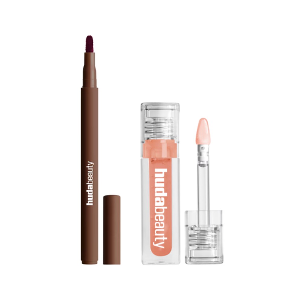 HUDA BEAUTY - Combo Lèvres Lip Contour & Jelly Oil