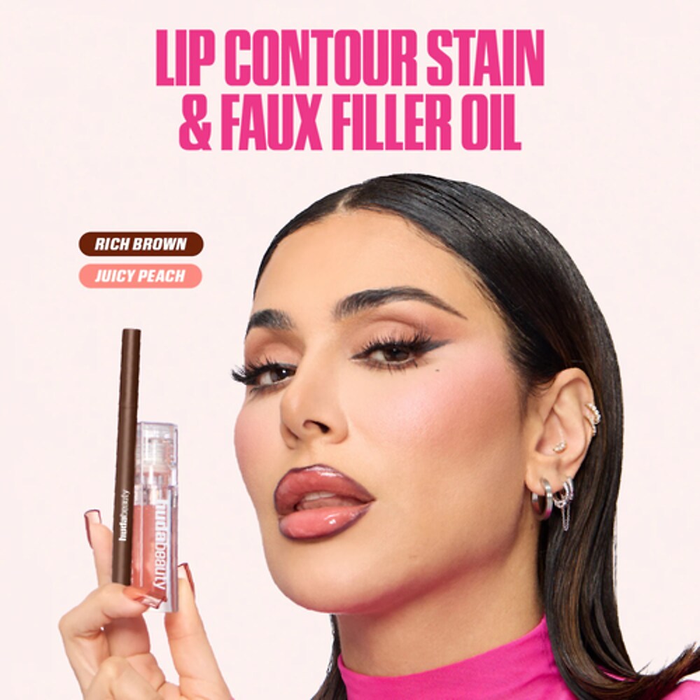 HUDA BEAUTY - Combo Lèvres Lip Contour & Jelly Oil